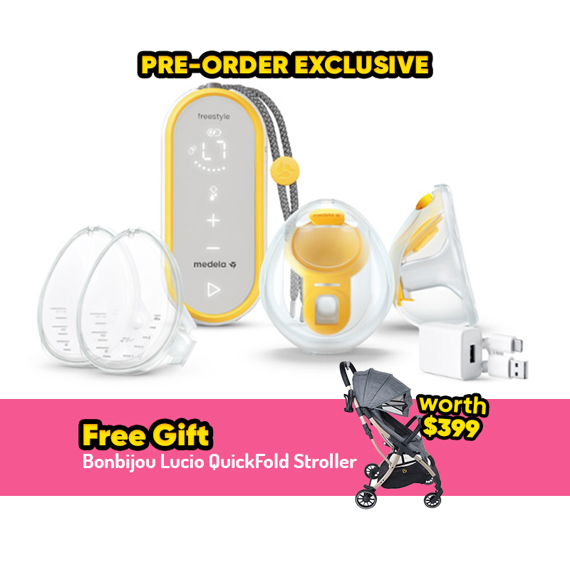 (Preorder Exclusive) Medela Freestyle Hands-free Double Electric Breastpump + FREE GIFT